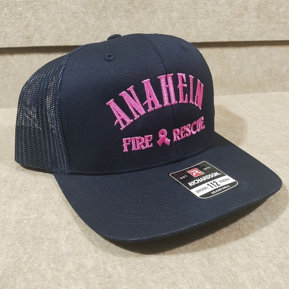 Richardson Anaheim Fire Rescue Mesh Trucker Hat #U